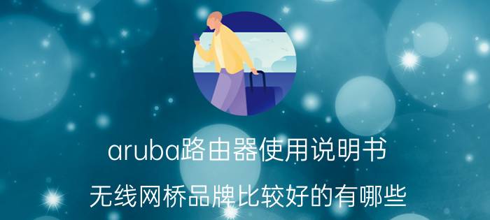 aruba路由器使用说明书 无线网桥品牌比较好的有哪些？